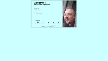 Albert Pröller Facharzt für Psychiatrie und Psychotherapie