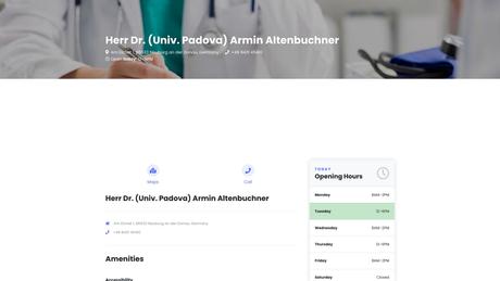 Dr. Armin Altenbuchner Facharzt für Allgemeinmedizin