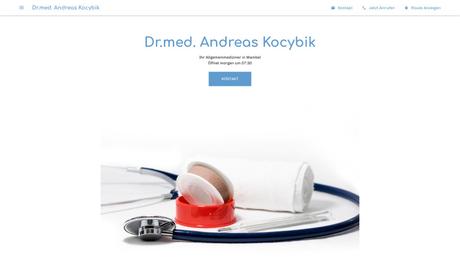 Dr.med. Andreas Kocybik Facharzt für Allgemeinmedizin