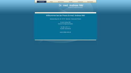Dr.med. Andreas Nikl Facharzt für Allgemeinmedizin