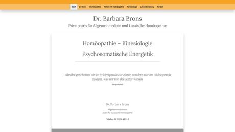 Dr.med. Barbara Brons Fachärztin f. Allgemeinmedizin
