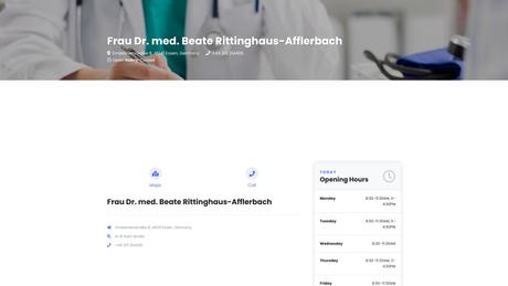 Dr.med. Beate Rittinghaus-Afflerbach Fachärztin für Kinder- und Jugendmedizin