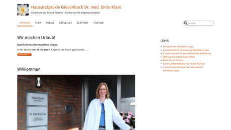 Dr.med. Birte Klare Fachärztin f. Allgemeinmedizin