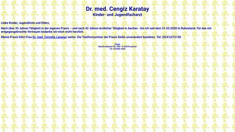 Dr.med. Cengiz Karatay Facharzt für Kinder- und Jugendmedizin