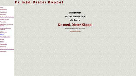 Dr.med. Dieter Köppel Facharzt für Neurologie und Psychiatrie
