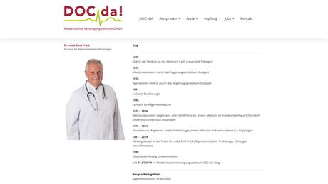 Dr.med. Emil Frick Praktischer Arzt