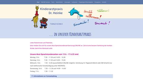 Dr.med. Frank Heinke Facharzt für Kinder- und Jugendmedizin
