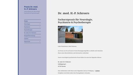 Dr.med. Hans-Peter Schroers Facharzt für Neurologie und Psychiatrie