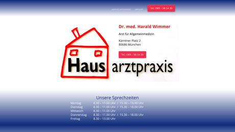 Dr.med. Harald Wimmer Facharzt für Allgemeinmedizin