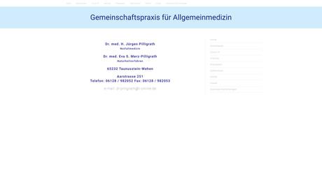 Dr.med. Heinz-Jürgen Pilligrath Facharzt für Allgemeinmedizin