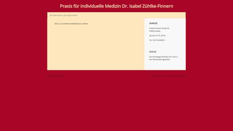 Dr.med. Isabel E. Zühlke-Finnern Fachärztin f. Allgemeinmedizin