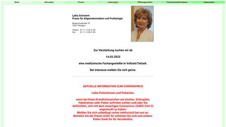 Dr.med. Lydia Schramm Fachärztin f. Allgemeinmedizin