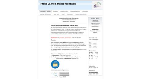 Dr.med. Marita Kalinowski Fachärztin f. Allgemeinmedizin