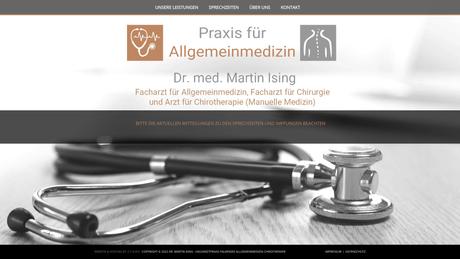 Dr.med. Martin Ising Facharzt für Allgemeinmedizin